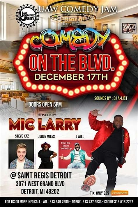 Comedy Blvd .